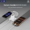 ZUZG 45W GaN Charger for 65W Huawei & Apple, Dual Port PD Fast Charging Adapter.