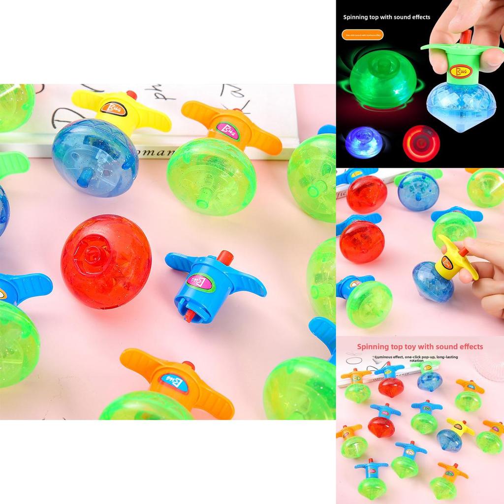 Plastic Spinning Top Toy For Kids With Colorful Ejector Features Suitable For Children And School Play
