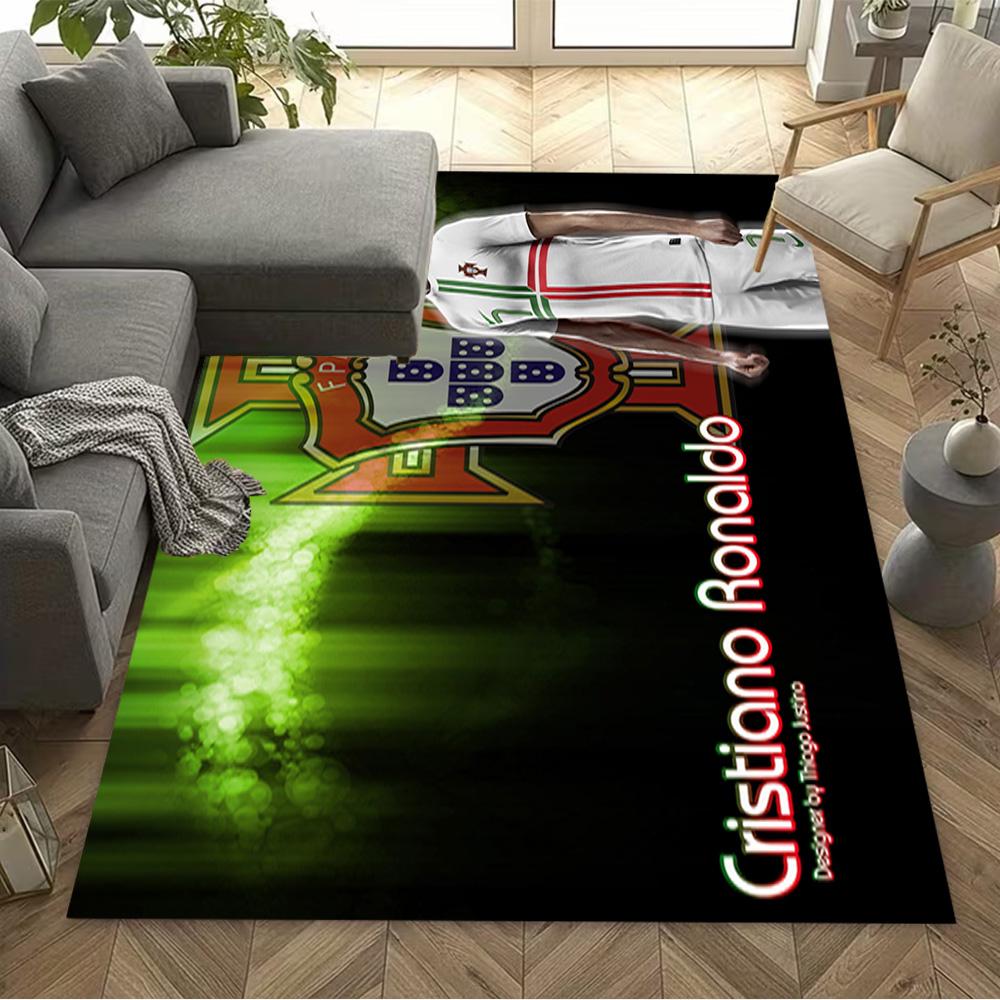 Football Players Floor Mat Design for Outdoor Living Rooms Foyer Entryway Anti-slip Rug Decorate Offices Perfect Birthday/Christmas Gift Idea