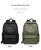 Lightweight Waterproof Nylon Backpack for Students, 14-15 Inch Laptop, Large Capacity, Outdoor Use