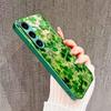 Crystal-like quality Four Leaf Clover PhoneCase Glass PhoneCase for Samsung Galaxy S26 S25 S24 S23 S22 FE Ultra Plus Exquisite