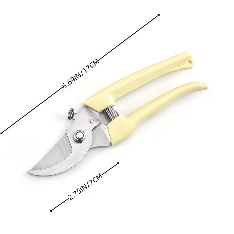 Heavy Duty Pruning Shears Garden Scissors Stainless Steel Bypass Pruner for Trees, Flowers, Bonsai and Gardening Use
