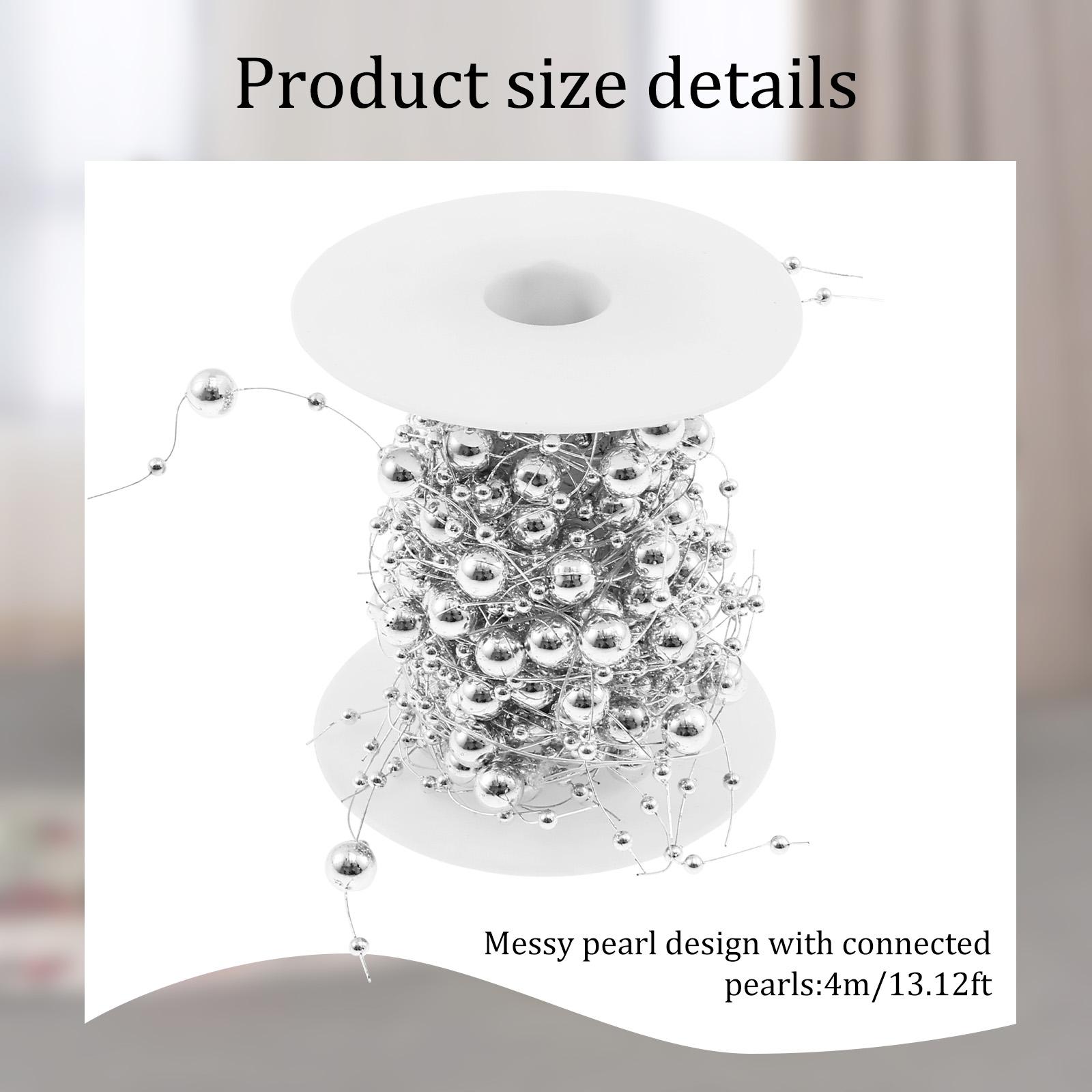 

Artificial Pearls Flower Bead Chain Garland Flowers Wedding Party Decoration Diy Artificial Pearl Bead Strand String DIY Supplie