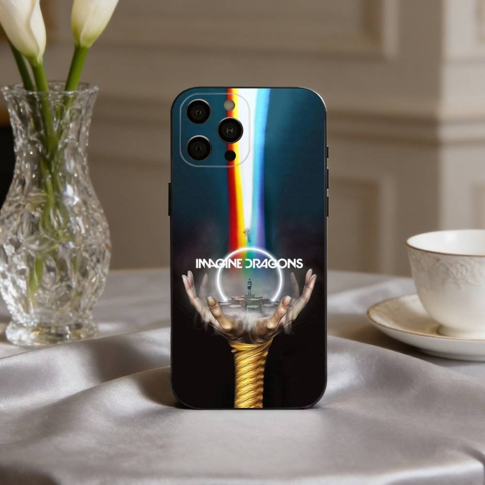 Imagine D-Dragons B-Band Phone Case For iPhone 17pro, 16,15,14,13,12,11 X XR Plus,Others Soft Black Cover