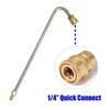 High Pressure Washer Extension Wand for Garter Cleaning Extension Rod Curved Extension Wand with 5