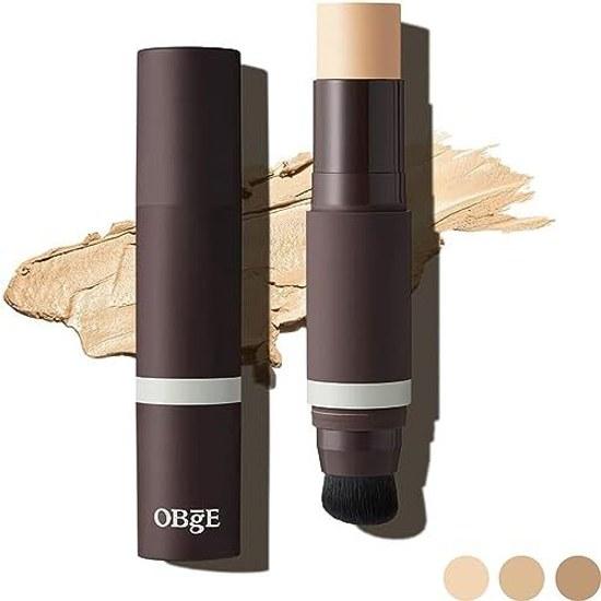 Official OBgE Natural Cover Foundation (Sunscreen Skin Care Pores Korean Cosmetics) (Ivory)