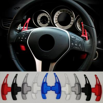 Para mercedes-benz a classe w176 2013-2015 a180 a200 a220 a250 volante do carro shift paddle liga de alumínio estilo do carro extensor