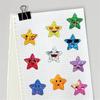 500 Pcs Waterproof Scrapbook Sticker Happy Face Star Sticker For DIY Crafting Background Decoration