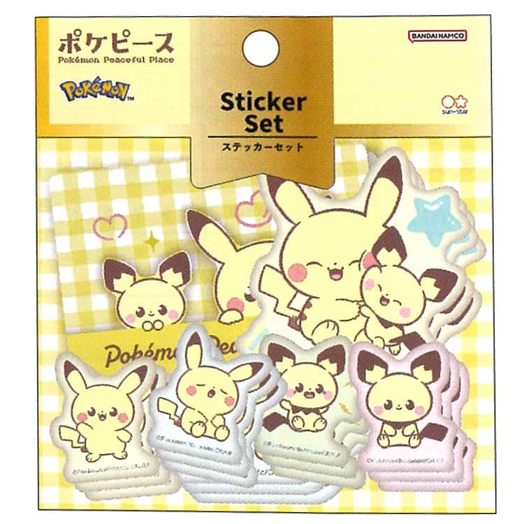 Stationery Goods Sticker Pikachu Pichu S8814198 Sun-Star Pokémon &