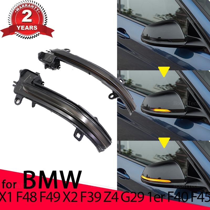 

2PCS світлодіодні динамічні вказівники повороту, дзеркало, індикатор, мигаюча лампа для BMW X1 F48 F49 X2 F39 F40 F45 F46 Left and Right