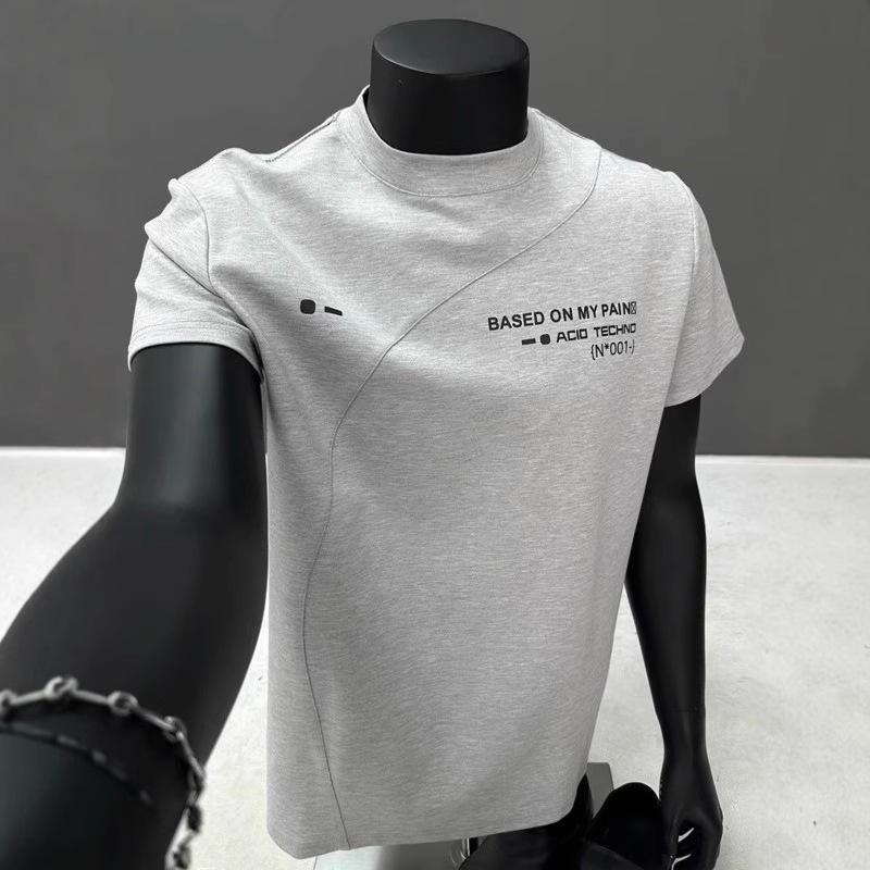 

Unisex Boxy Short Sleeve T-Shirt with Cooling Technology - Trendy Hip Hop Style 2XL чорний