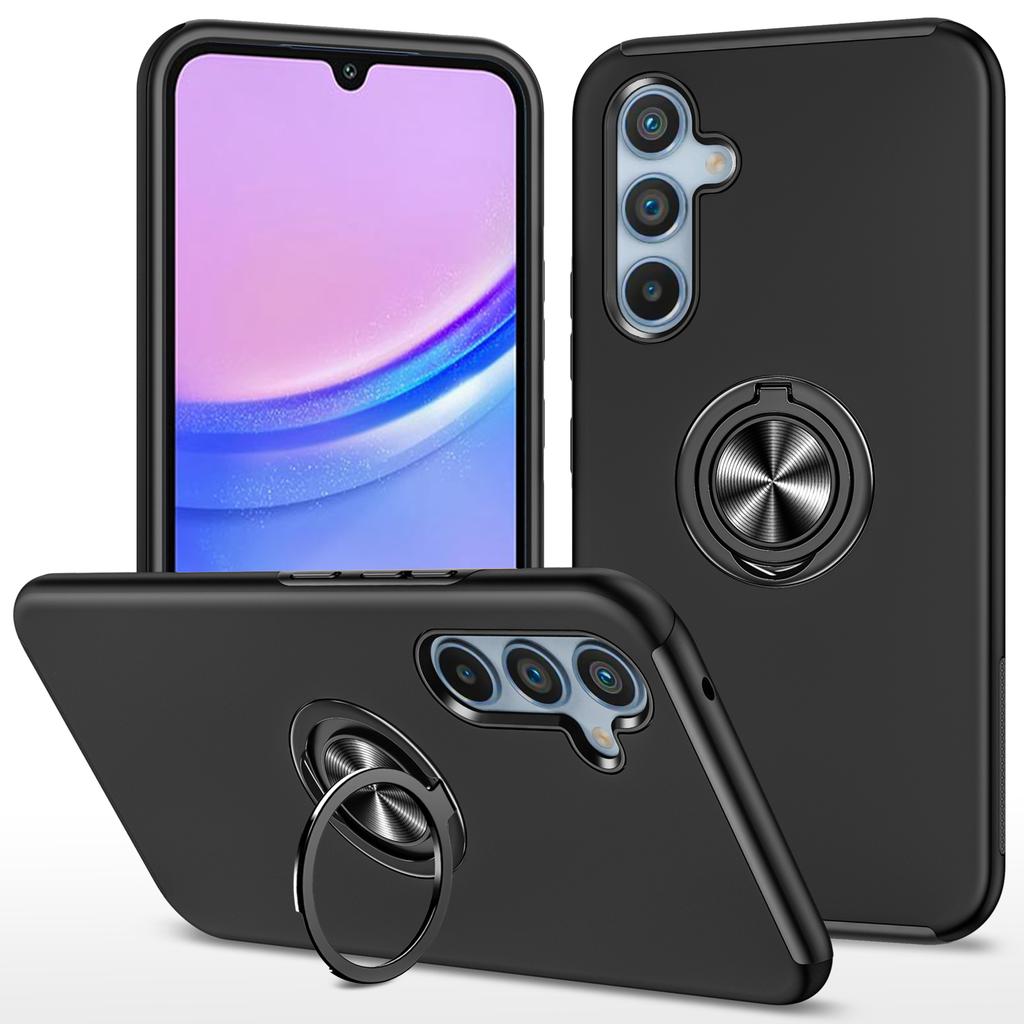 For Samsung Galaxy A15 4G/A15 5G Slim Case PC+TPU Kickstand Phone Cover