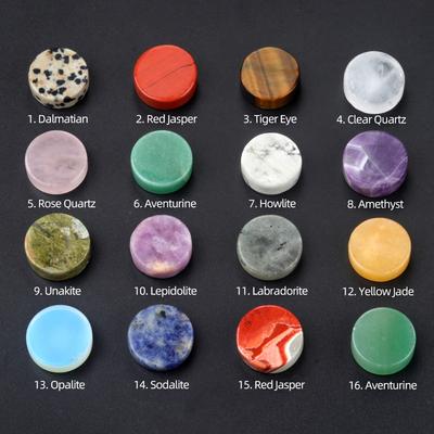2 Teile/Paket Mini-Reiki-Heiledelstein, rund, nicht porös, natürlicher Bergkristall, Achatstein, Ornamente, Dekoration, kleine Einrichtungsgegenstände, Schmuck, 16–18 mm