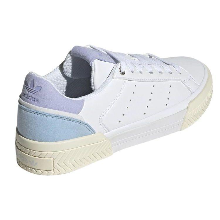 adidas Originals Court Tourino Bequeme Rutschfeste Langlebige Low-Top Skate Schuhe Damen Sneaker Weiß Blau GZ0835