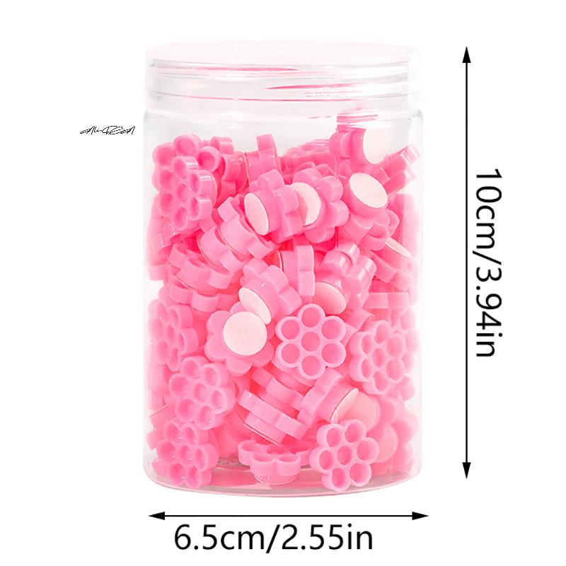 Self-Adhesive Eyelash Extension Glue Cups, Delay Cup, Grafting Eyelash Makeup Tool, Tattoo, Pigment Cups, 120Pcs