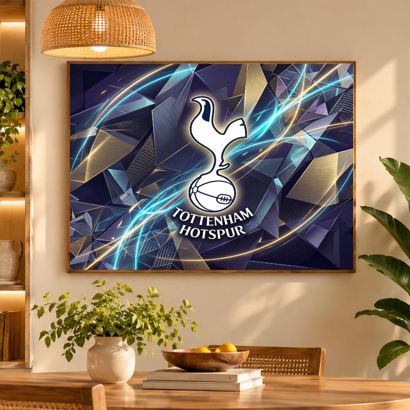 5D Diamond Painting Tottenham Hotspur DIY Full Drill Diamond Art Kit Home Decoration