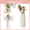 Angels Willow Tree Figurine Embrace Pet Ornament Sculptures Statue Gift Resin