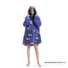 Cozy Autumn/Winter Pumpkin Blanket Sweatshirt: Thick Cotton Velvet Bathrobe for Indoor and Outdoor Warmth