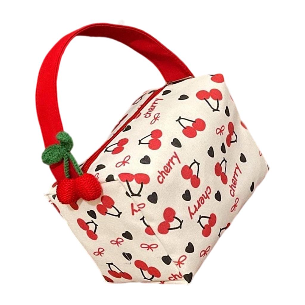 Spacious Bubble Foam Cosmetic Organizer Makeup Pouch with Handle Storage Bag For Travel Essential And Daily Use