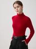 Women's 2026 Seamless High Neck Cashmere Sweater – Slim Fit Winter Base Layer