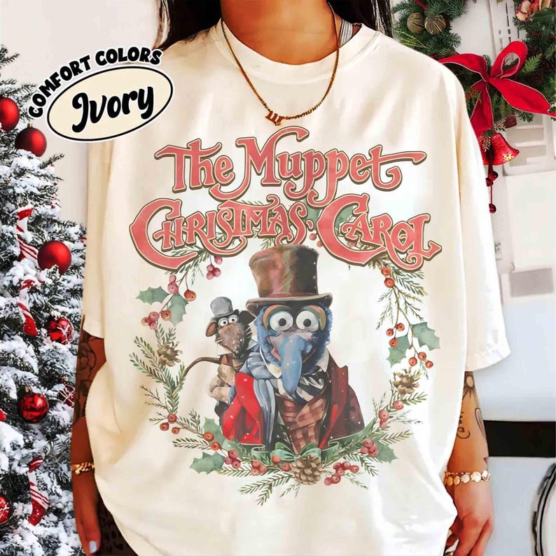 The Muppet Christmas Carol Gonzo and Rizzo TShirt Light The Lamp Not The Rat Tee Xmas Movie Shirt Family Magic Kingdom S