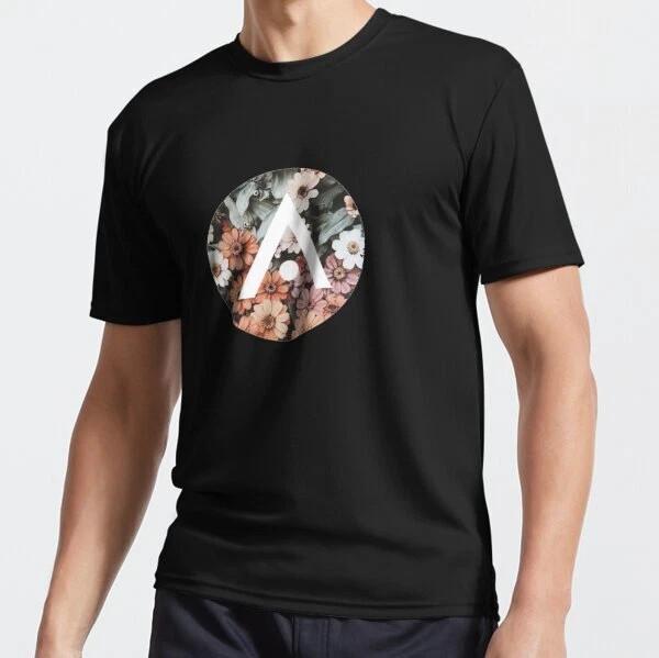 Flower Logo Active Logo T-Shirt Funny USA FOR FAN S разноцветный