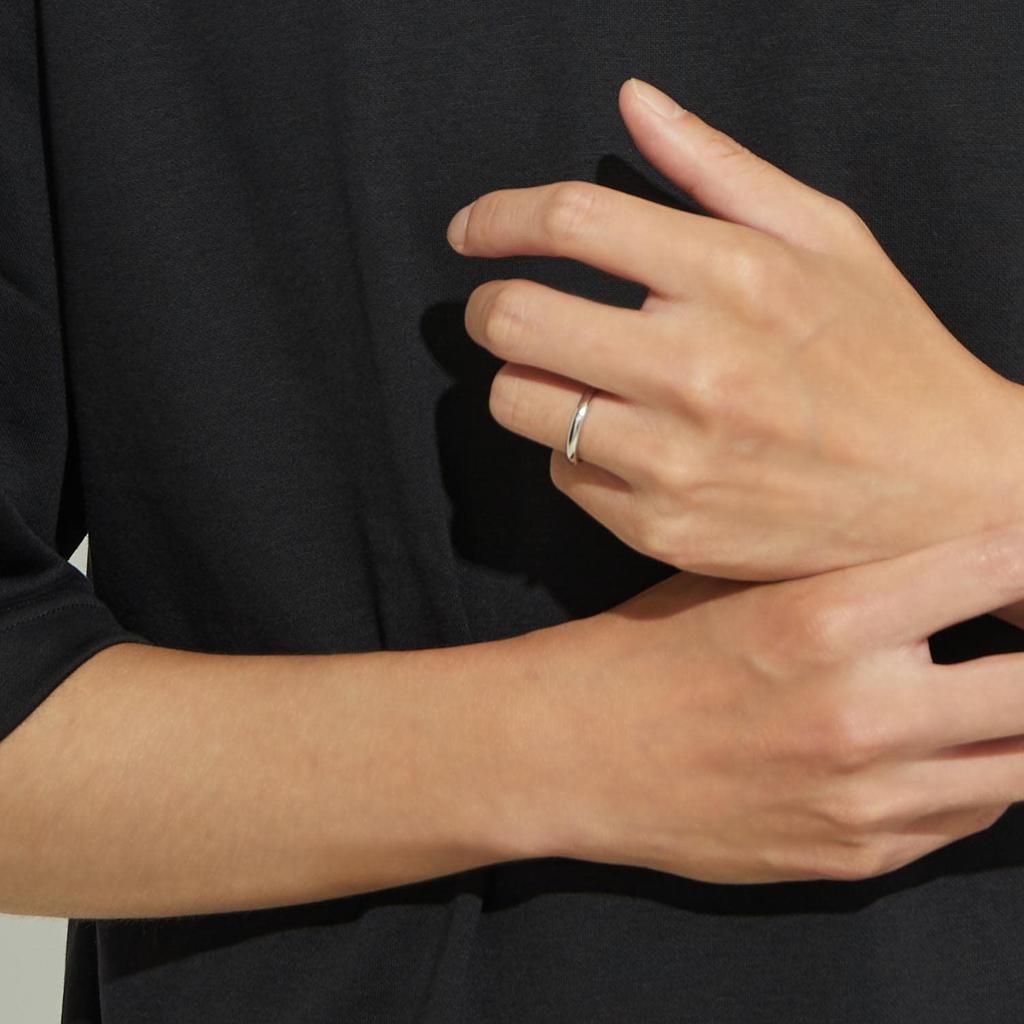 Lala Christie Silver Eternal Beauty Ring Size 15 Men's [BLACK LABEL] Cr3872-b-15