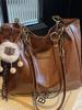 2025 Women's Retro Large Capacity Tote - Autumn/Winter Casual Versatile Commute Shoulder Bag