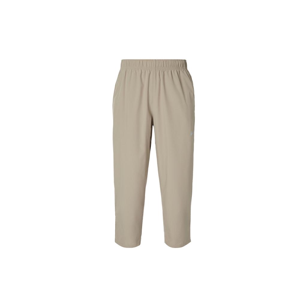Nike Atmungsaktive Dreiviertelhose in Unifarbe mit Kordelzug Herrenhose Khaki FB7503-247