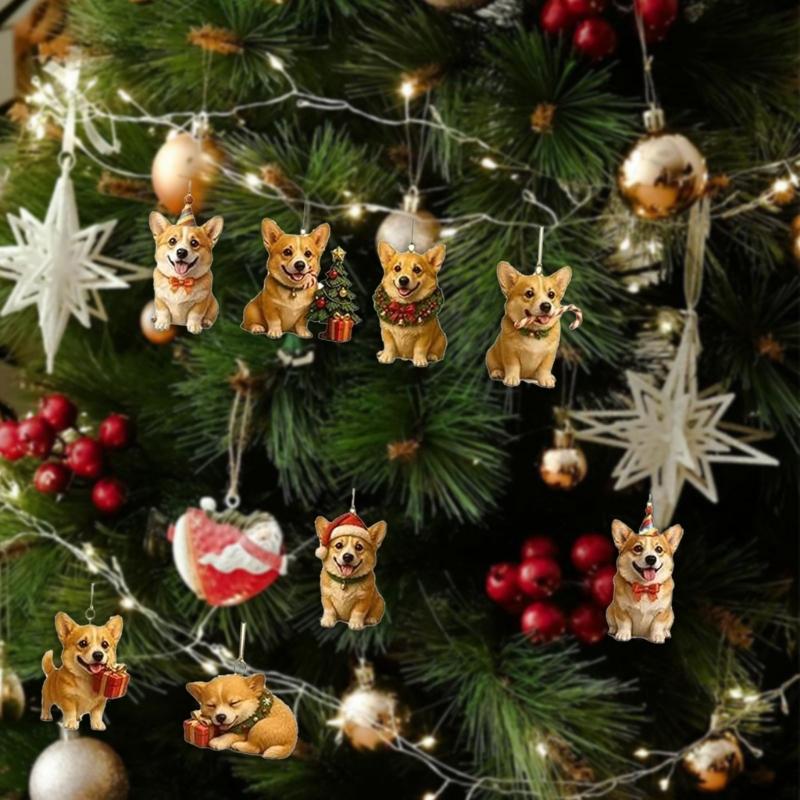 24 Days Surprise Advent Calendar Christmas Advent Calendar With Acrylic Dog Pendant Hanging Ornament For Kid Adult