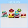 Süße Cartoon Strand Stern Kirby PVC Figur Kuchenmodell Dekoration Autoornament 6cm