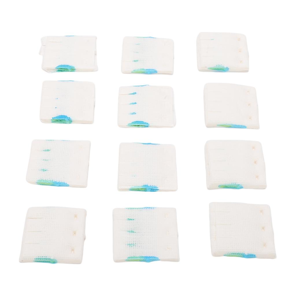 12Pcs Disposable Toilet Brush Replacement Head with Detergent for Home Bathroom Toilet Accessories