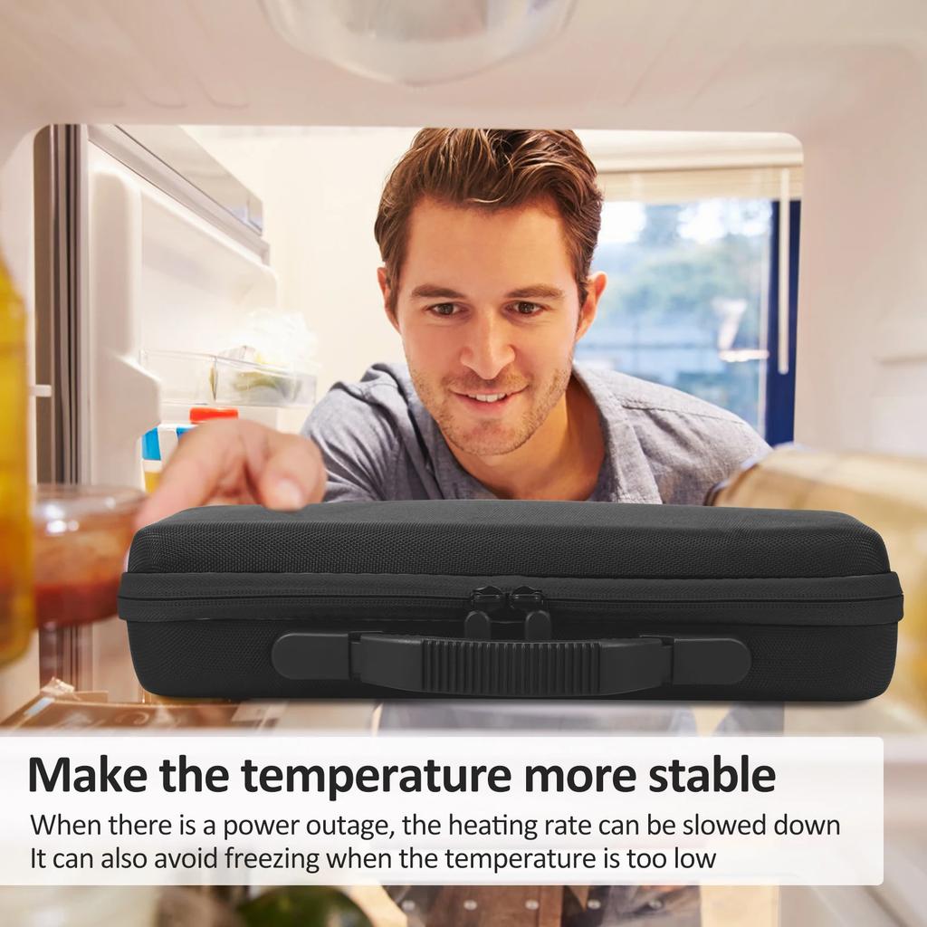 Portable Insulin Cooling Storage Box 60 Slot Insulin Vial Protector Case Suitable for Standard 5-10ml Vial Medicine Organizer