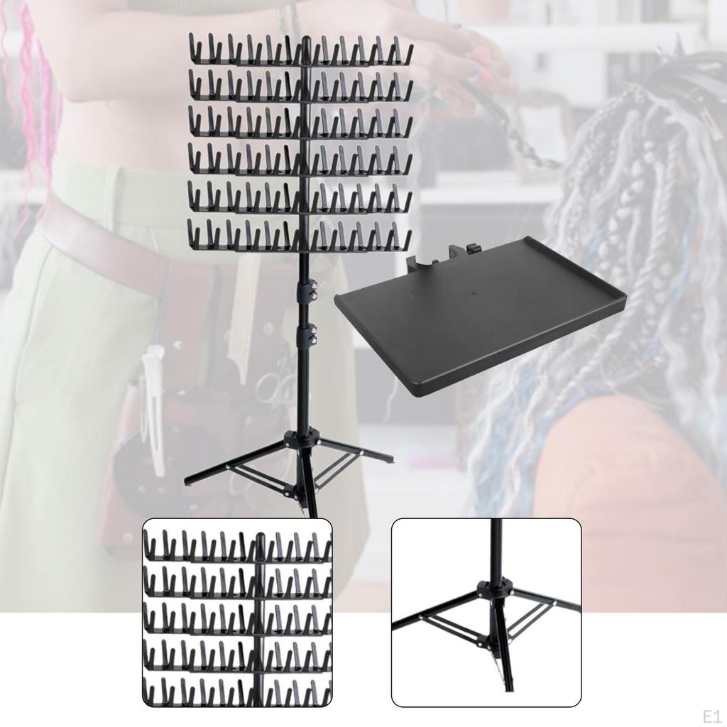 Styling Accessory Rack for Hair Braiding And Extensions