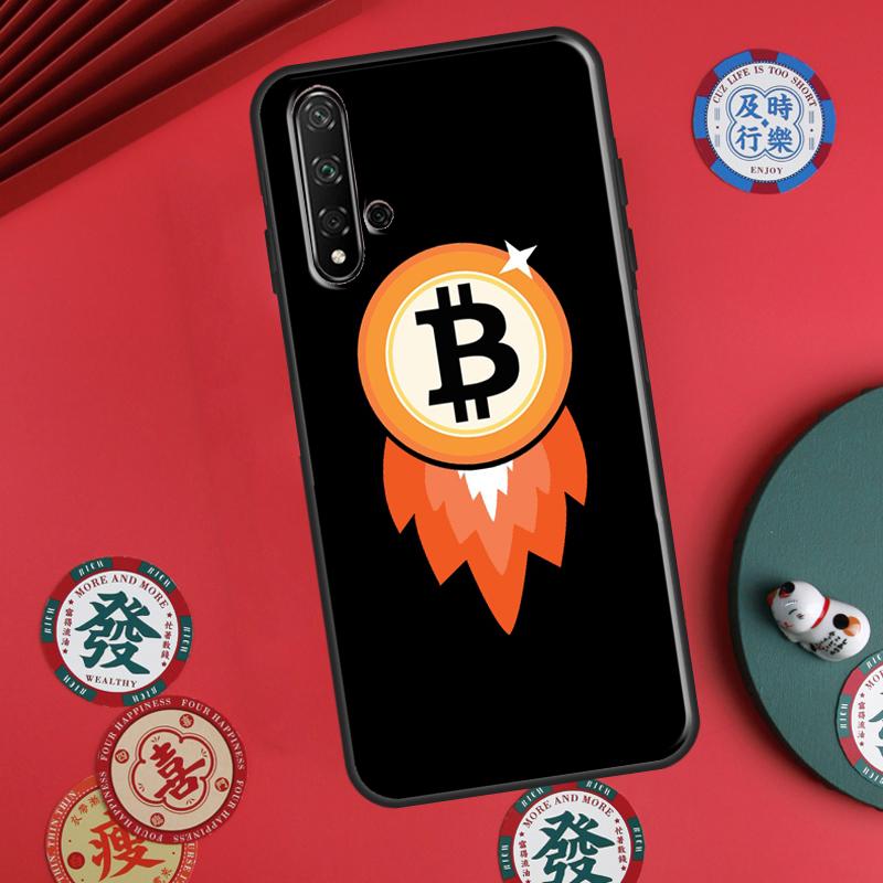 Bitcoin For Huawei P30 P20 P40 Lite P60 Pro Nova 5T 12s 12i 11i Y90 Y70 Y60 Y61 Y91 Y72 9 10 SE Case