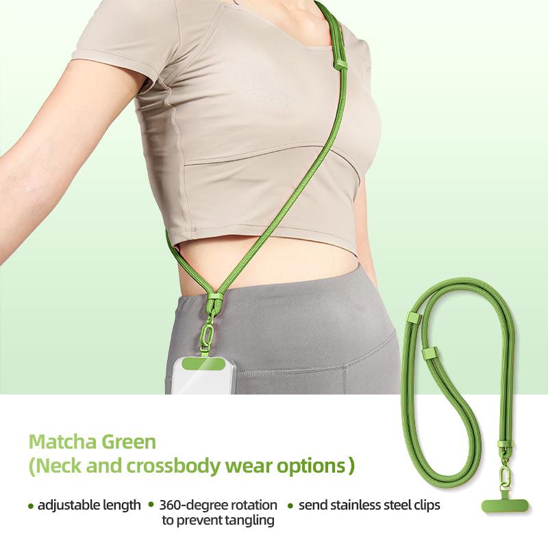 Handy-Lanyard Verstellbares Abnehmbares Halsband Outdoor Universal Umhängeband Kartenclip für Handyhülle
