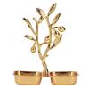 Nordic Gold Serving Tray Stainless Steel Candies Plate Jewelry Storage Rack  For Parties