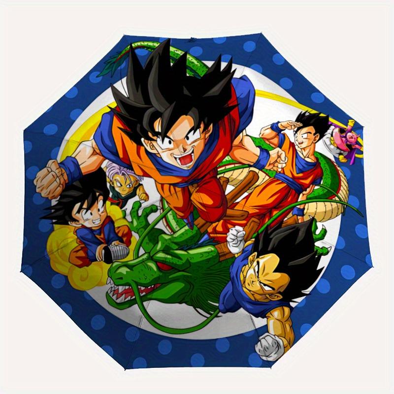 

1pc Dragon Ball Z Automatic Umbrella | Portable Foldable 8-Rib Manual Open, Casual Accessory, Durable Canopy yy250825040