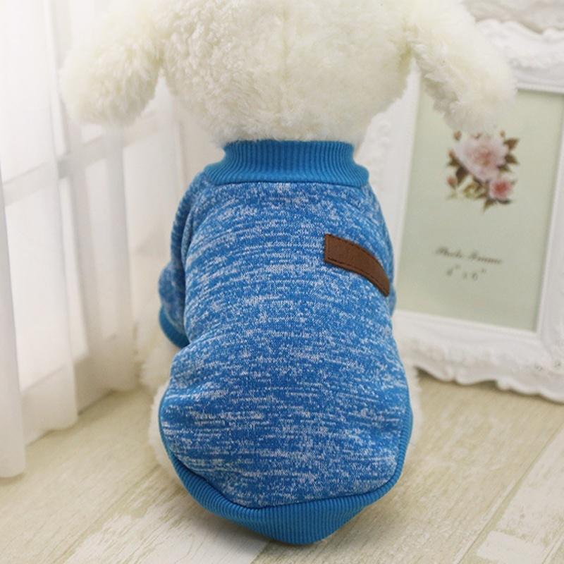 8 Color Pet Dog Puppy Classic Sweater Fleece Sweater Clothes Warm Sweater Winter Lovely
