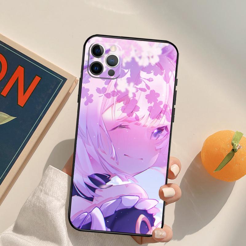 

Genshin Impact Sangonomiya Kokomi Funda Case For iPhone 14 15 16 Pro Max 11 12 13 Pro Max Mini XR 16 15 Plus 16e Phone Cover iPhone 11 Pro