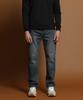 PANICALE Blue Relaxed Fit Washed Denim Pants