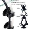 10Pcs ABS Plastic Rubber Fish Tank Sucker Clip Black Oxygen Tube Clip  for Fish Tank Aquarium