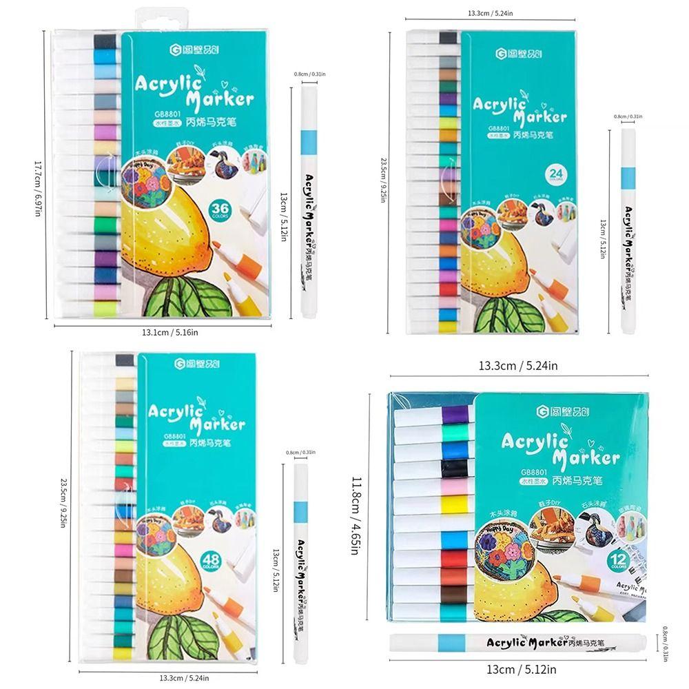 Can Be Stacked Children's Graffiti Pen Color Is Not Transparent Paper Painting Brush