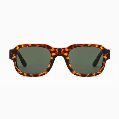 Quadratische Sonnenbrille Damen Herren Klassisch Vintage Mode Persönlichkeit Brille Stilvoll Lässig Minimalistisch