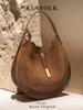 2025 High-End Soft Dumpling Shoulder Bag - Large Capacity Semicircular Tote Bag