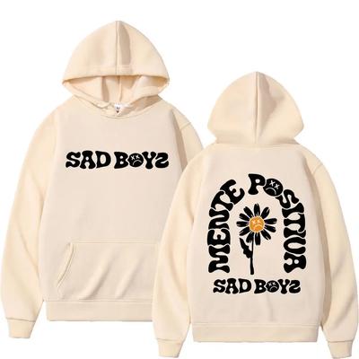 Herfst Winter Hoodies Junior H Sad Boys Positieve Mindset Bedrukt Heren en Dames Y2k Oversized Sweatshirts Hoodies