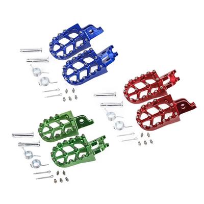 1 Paar Motorfiets Voetsteunen voor CRF250L CRF250M 2012-2018 Vervanging Linker Rechterkant Voetsteunen Voetpedaal Rustplek Roestvrij