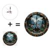Efficient Production 25x25cm Wood Wall Clock with Quick Lead Times