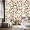 Forest animals and hearts wallpaper for living room and bedroom 50x1000