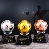 Customized Table Tennis and Volleyball Balls, Crystal Trophy, Gold Silver Copper, Creative Sports Home Decor Award Souvenir, 1Pc